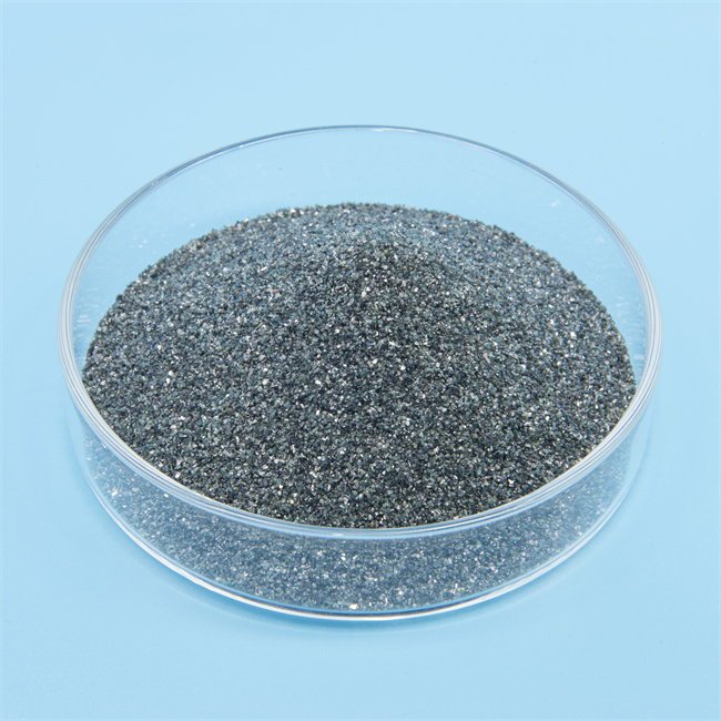 铁含量低游离杂质少的绿色碳化硅砂F30-F240